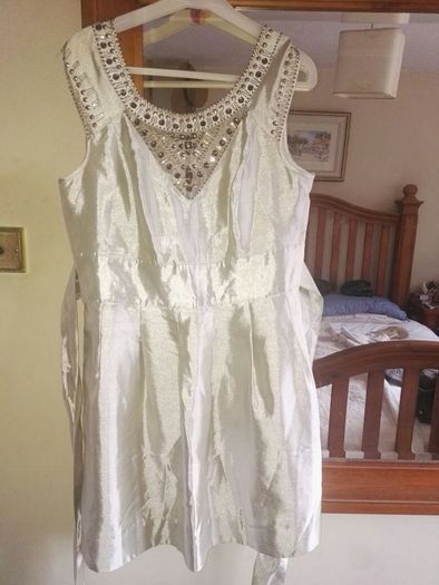 Warehouse Silver Dress