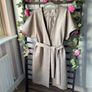 coat oasis oatmeal wrap coat size medium Image 2