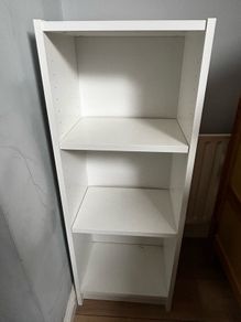 White 3 Shelf Bookcase / Storage Unit