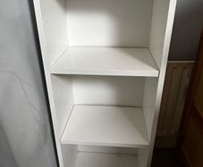 White 3 Shelf Bookcase / Storage Unit