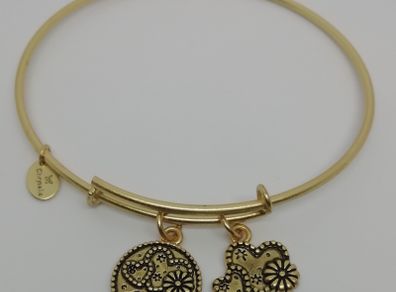 Chrysalis Aunt 14k Gold Plated Expandable Bangle New Without Tags CAN POST
