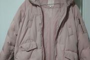 Long Pink Puffer Coat