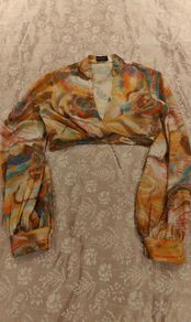 PrettyLittleThing Crop Blouse Top