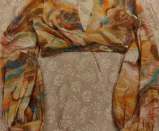 PrettyLittleThing Crop Blouse Top
