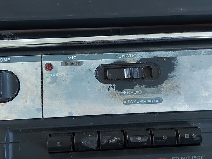 Sony Radio Cassette-corder, Model CFS-201L, wear and tear for its age, Radio works, tapes dont play