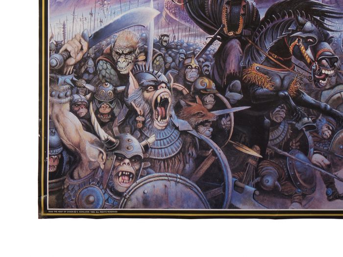 Christos Achilleos The Host of Chaos Lord of the Rings Style/Fantasy >A1 Size Poster 1989