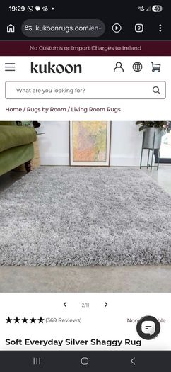 Kukoon large shaggy rug