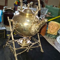 Antique Victorian Silver Spirit Kettle and Stand Hallmark in Photos