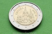 Spain 2012 year Uncirculated 2 Euro coin.