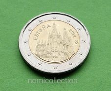 Spain 2012 year Uncirculated 2 Euro coin.