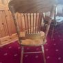 Oak dining chair set with carving embellishment Image 4