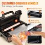 Vacuum Sealer Machine Food Preservation Storage Saver 90Kpa w/ Seal Bag Image 5