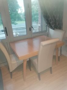 Table and chairs
