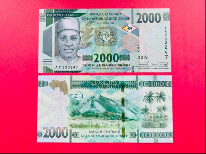 Guinea  2000  Francs  2018  Pick 48a.  UNC