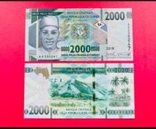 Guinea  2000  Francs  2018  Pick 48a.  UNC