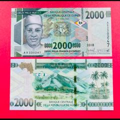 Guinea  2000  Francs  2018  Pick 48a.  UNC