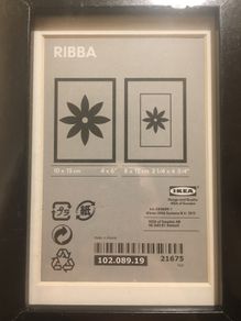 IKEA RIBBA Photo Frame 10x15cm pack of 4frames