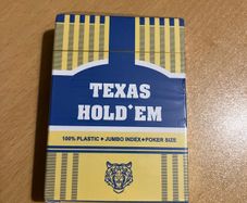Plastic playing cards