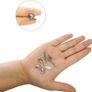 120PCS Wholesale Bulk Lots Jewelry Making Silver Charms Mixed Smooth Tibetan Silver Metal Charms Pendants DIY for Necklace Bracelet Jewelry Making and Crafting (FREE POSTAGE) Image 5