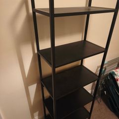 Black 5 Tier Shelving Unit