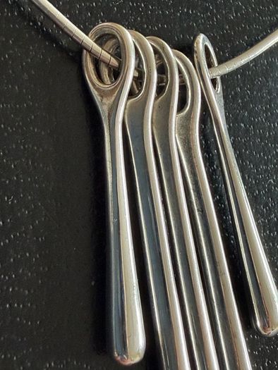 silver necklace