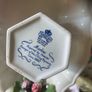 Aynsley Marlina 7" Bone China Floral Vase Flower English Cottage Blue White Image 4