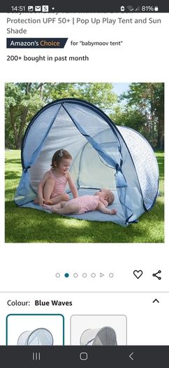Babymoov pop up tent