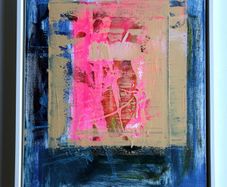 Original Abstract Painting Contemporary Framed Art