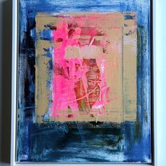Original Abstract Painting Contemporary Framed Art