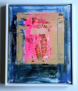 Original Abstract Painting Contemporary Framed Art