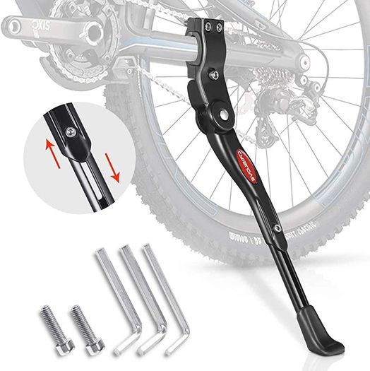 Bike Kickstand, Height Adjustable Bike Stand, Suitable for Mountain Bike, Road Bike, Kids Bike, Foldable Bike, Compatible for Bicycle With Wheel Diameter of 24-28 Inches (FREE SHIPPING)