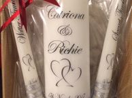 main image for ad Wedding unity candles set - personalised