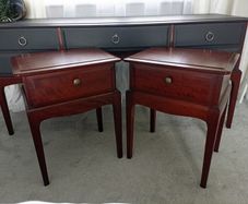 Stag Mid Century Mahogany Bedside Tables