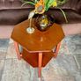 Unique 1950s Mid Century Solid Teak Side Occasional or Small Coffee table Image 2