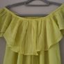 Yellow Open Shoulders Top size 10 Image 2