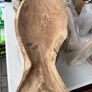 Beautiful hand-carved rustic wooden bowl/platter shaped like a fish. Features stunning natural wood grain patterns and character. Perfect as a unique table centerpiece, fruit bowl, keys tray, or coastal-themed home Image 3