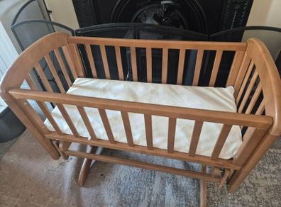 Timber Rocking Cot