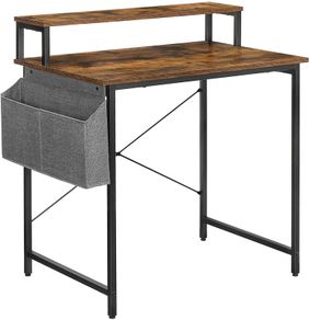 _Desk, Computer Desk with Monitor Stand