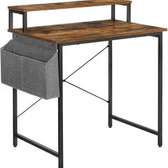 _Desk, Computer Desk with Monitor Stand