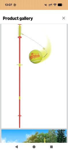 Tennis swing ball set