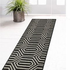 Laundry Runner Rug Non-slip 50x150cm Woven Runner Rug for Hallway Machine Washable (MULTIPLE COLOURS/SIZES)