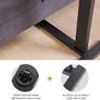 Overbed Bedside Table with Rolling Wheels 80x40x89.5cm C Shape Side Table Adjustable Height Hospital Bed End Table Sofa Large Laptop Side Table for Couch, Living Room, Multiple Uses Image 5