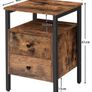 Set of 2 nightstands Brown Image 7