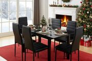 Holiday Offer: Extendable Table Set Black
