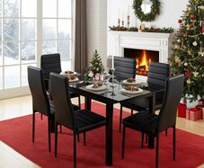 Holiday Offer: Extendable Table Set Black