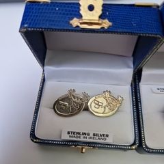 Munster Rugby cufflinks and tie pin