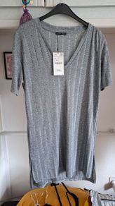 new Zara silver top