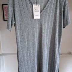 new Zara silver top