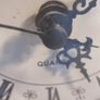 Tianguan Quartz Wood Shelf Clock  Ornate Feet Finials, Roman Numbers Image 7