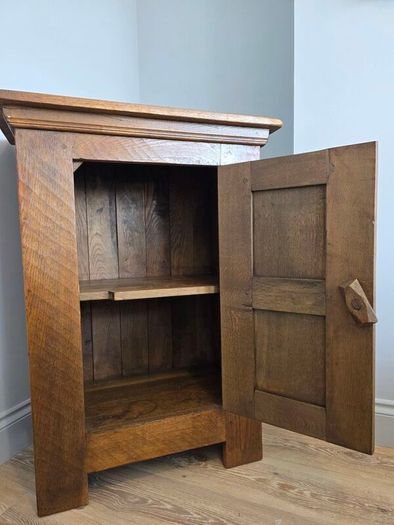 Mid-Century Solid Oak Cabinet